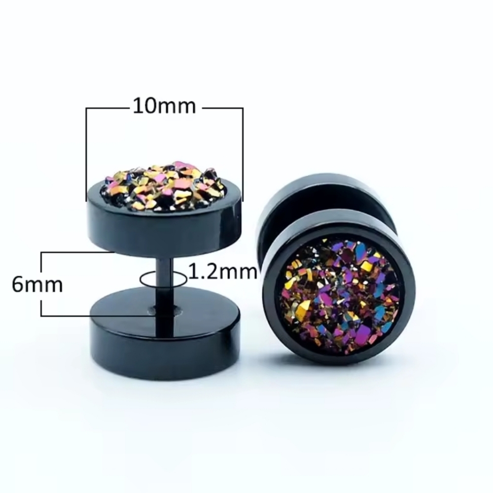 screw back Glitter Earrings
